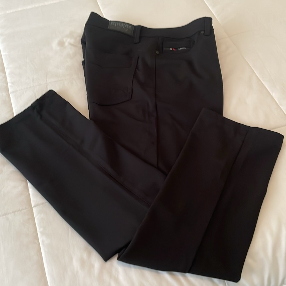 Ethanol - man’s black stretch, jeans-style pants